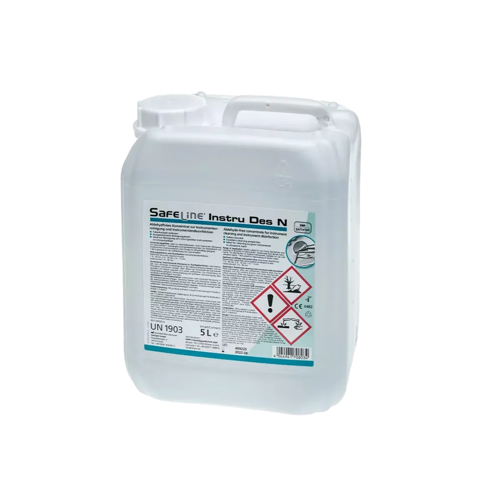 Instrument disinfectant, 5 l, lemon, Safeline Instru Des N