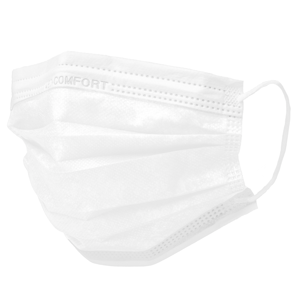 OP mask, white, fleece, type IIR, Med-Comfort: buy medical mask as mouth nose protection.