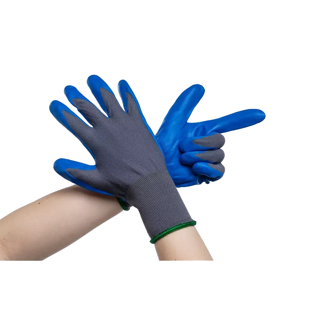 Protective gloves, size 11, grey, SolidSafety Food Protect
