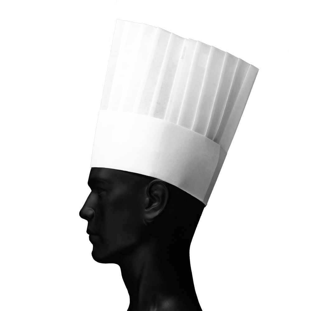 Disposable PROFI chef's hat, paper