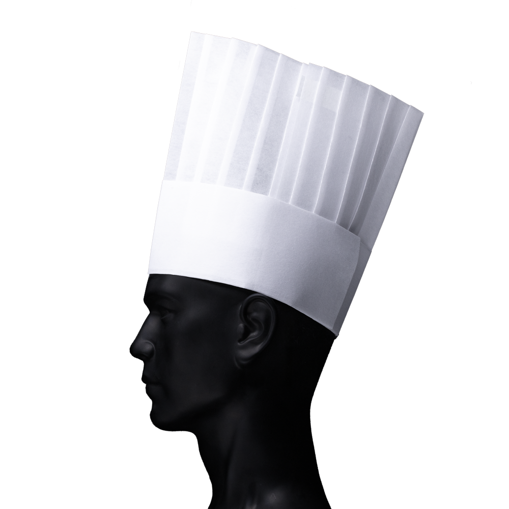 Disposable PROFI chef's hat, paper