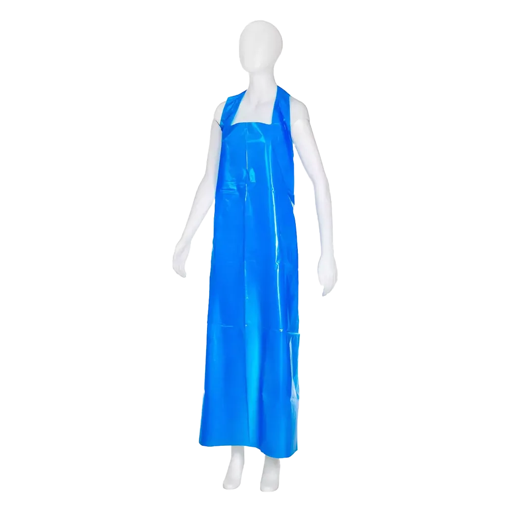 Disposable aprons, blue , 100 x 150 cm, polyethylene, Med-Comfort