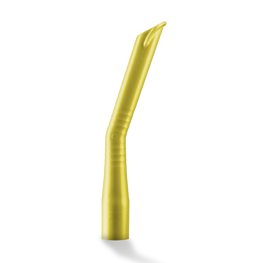 Dental suction cannulas for adults, size 124 x 16 mm, colour yellow, Med-Comfort: buy suction cannulas for dental treatments.