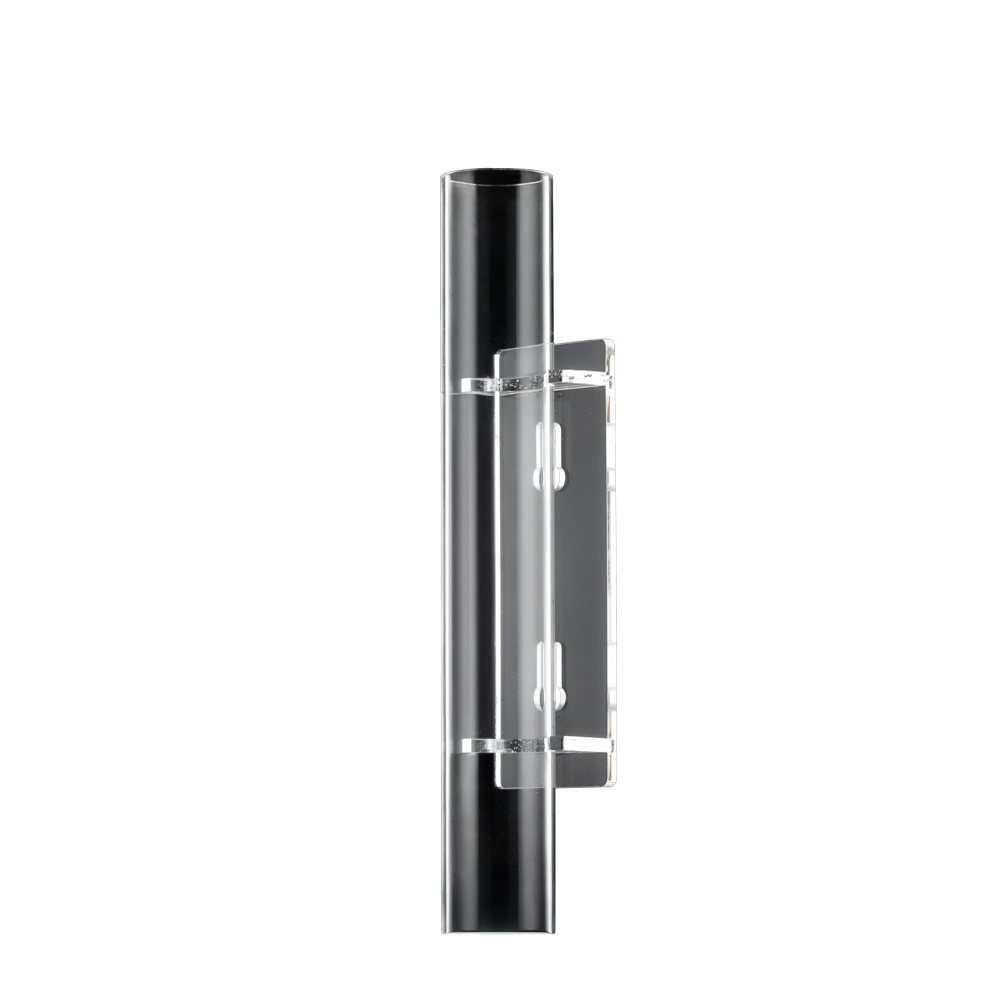 Dispenser for 80 medicine cups, transparent, 390 x 50 mm: buy hygienic acrylic cup dispenser as hygienic equipment.