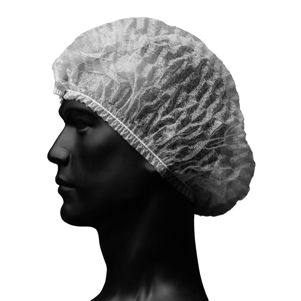 Mob Caps, size M, ca. 44 x 51 cm, white, ECO-PLUS