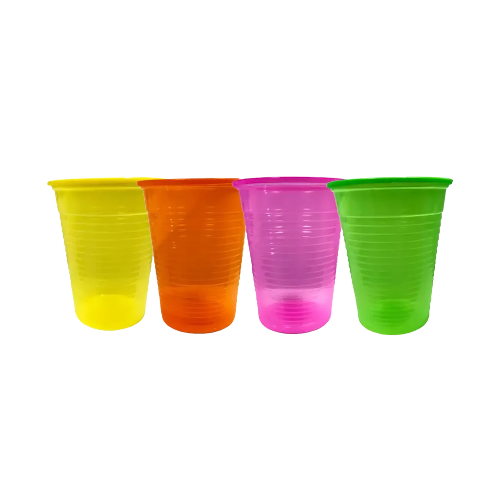 Mouth rinsing cups Tutti Frutti, 800 pieces, approx. 180 ml, various colors
