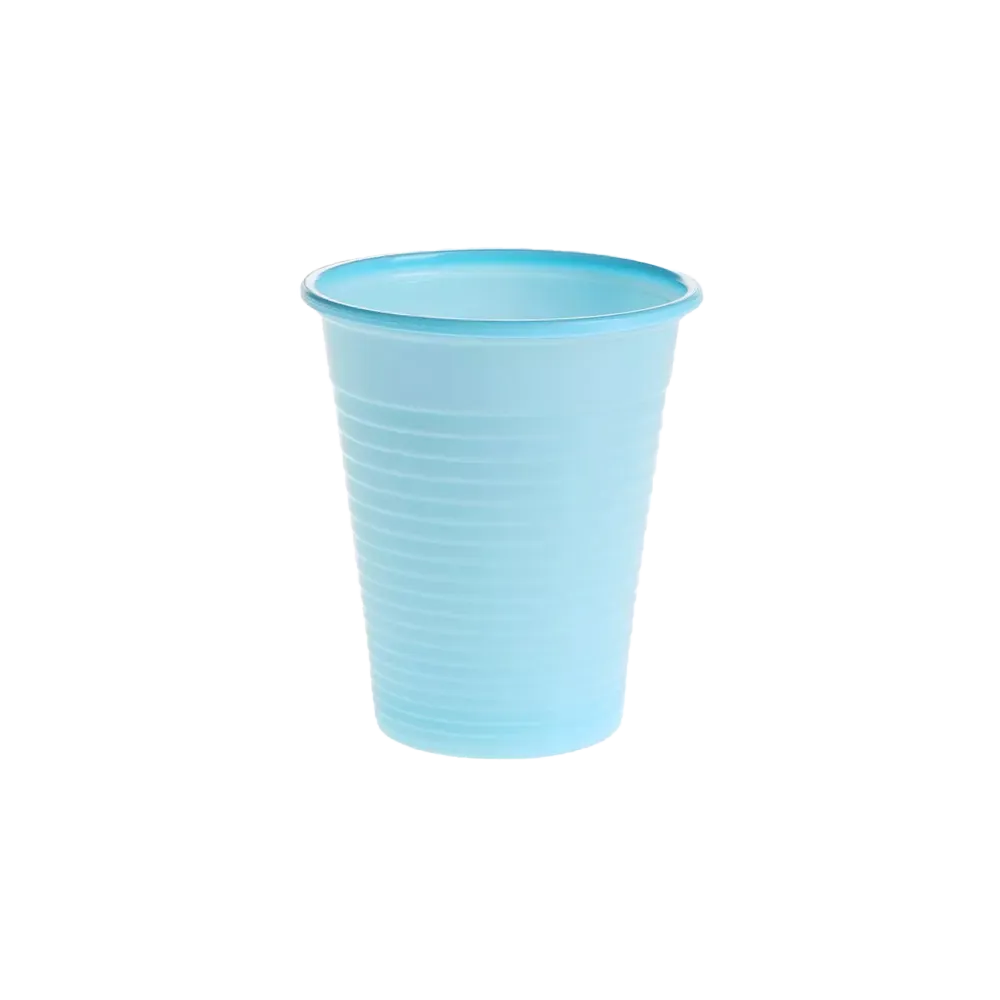 PE Mouthwash cup, 180 ml, colour light blue, polyethylene: buy sturdy, non-slip PE Mouthwash cup with rounded rim for dental treatments.