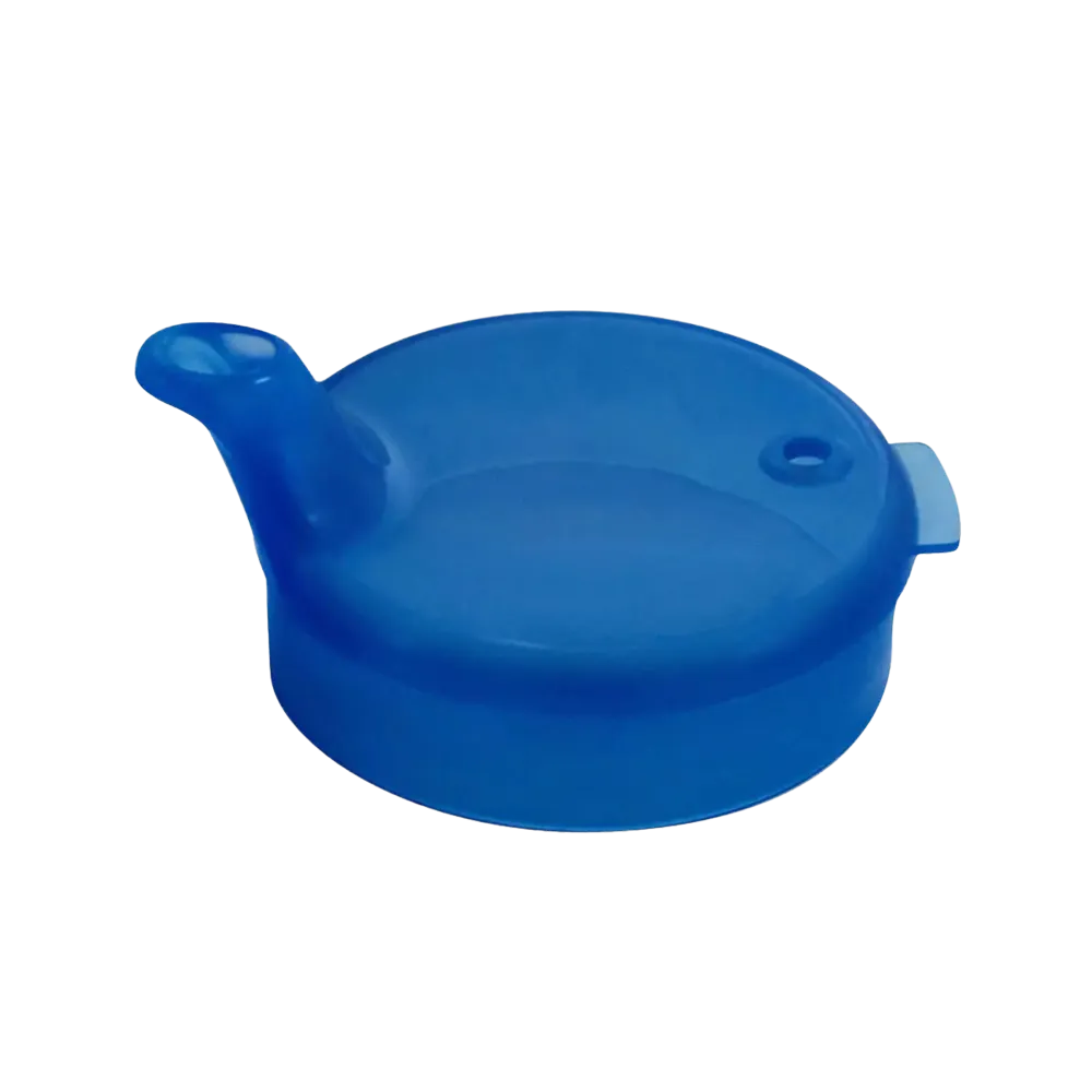 PP Beak cup top, blue, 12 x 10 mm for 250 ml