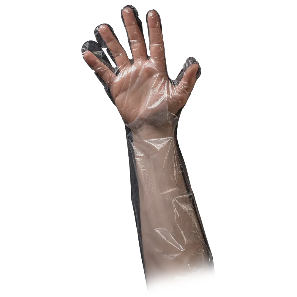 PE Glove, transparent, size unisize, hammered, Med-Comfort: buy PE Disposable gloves.