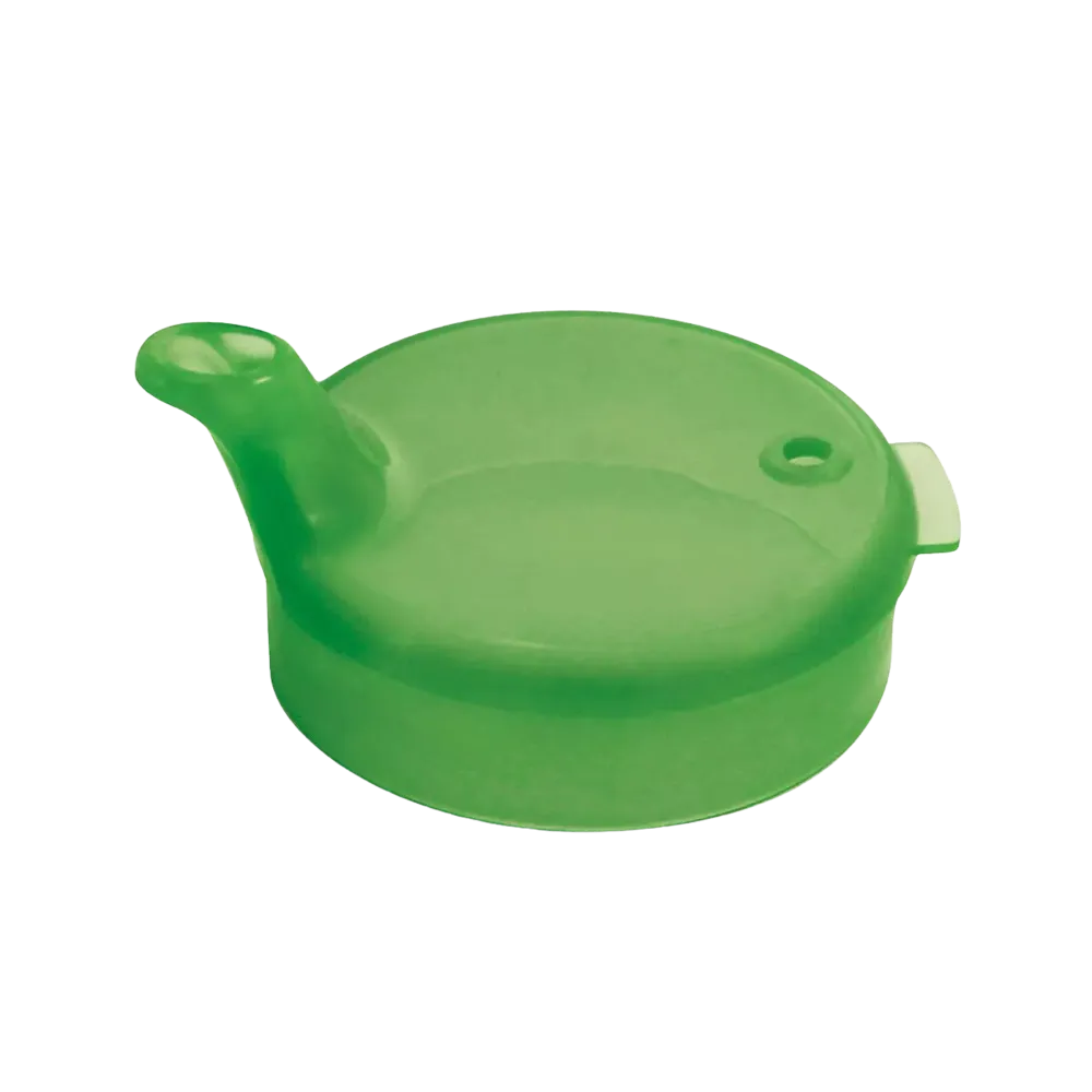 PP Beak cup top, green, 12 x 10 mm for 250 ml