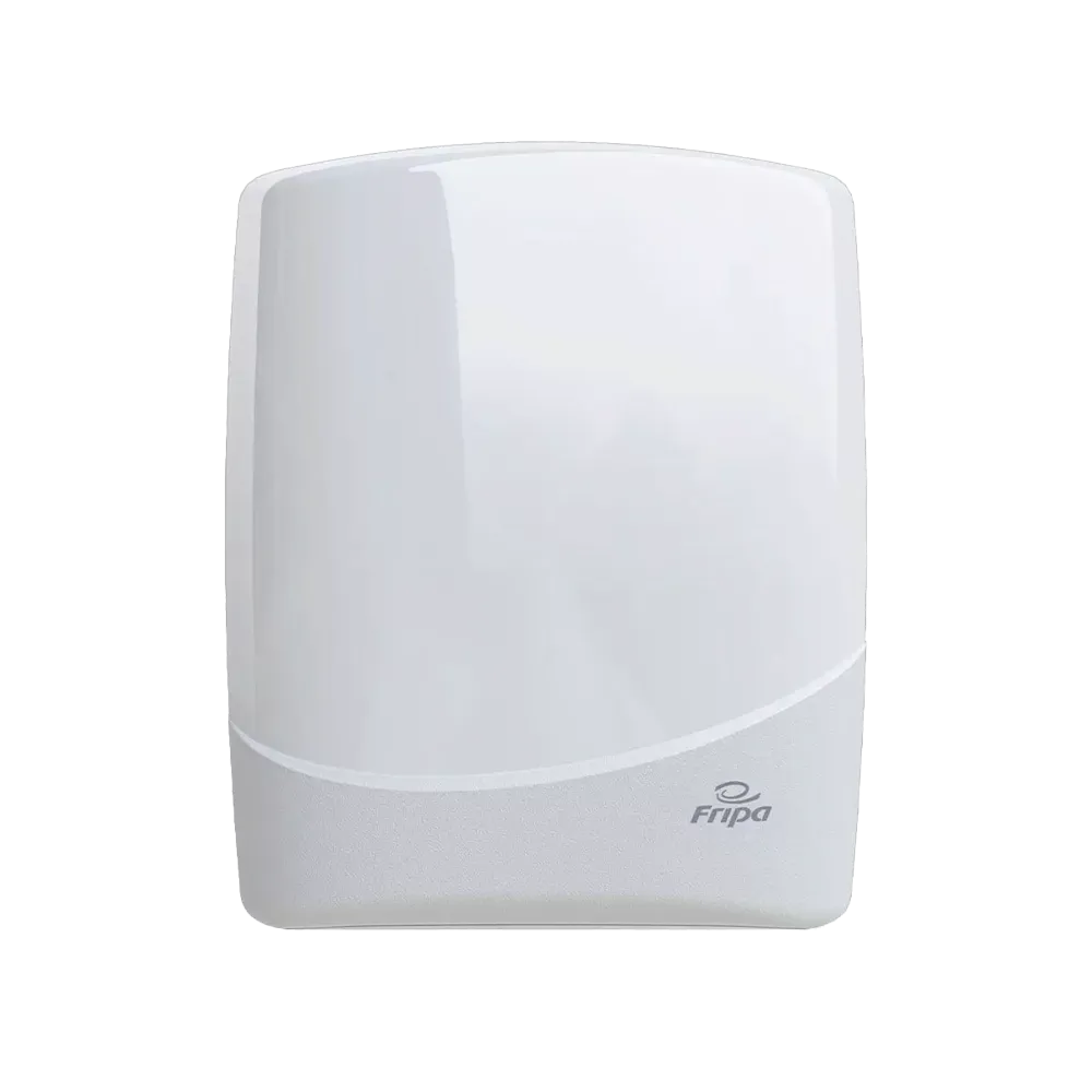 Towel dispenser large, white, 31,5 x 39 x 15,7 cm: buy plastic dispenser for V-/C- and ply folded towel formats as hygienic equipment.