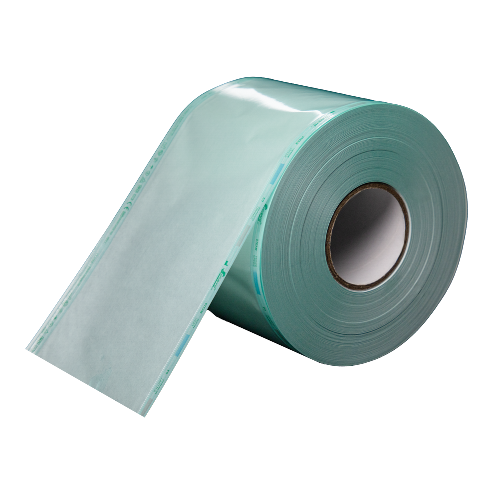 Sterilisation tubing without gusset 150mm x 200m