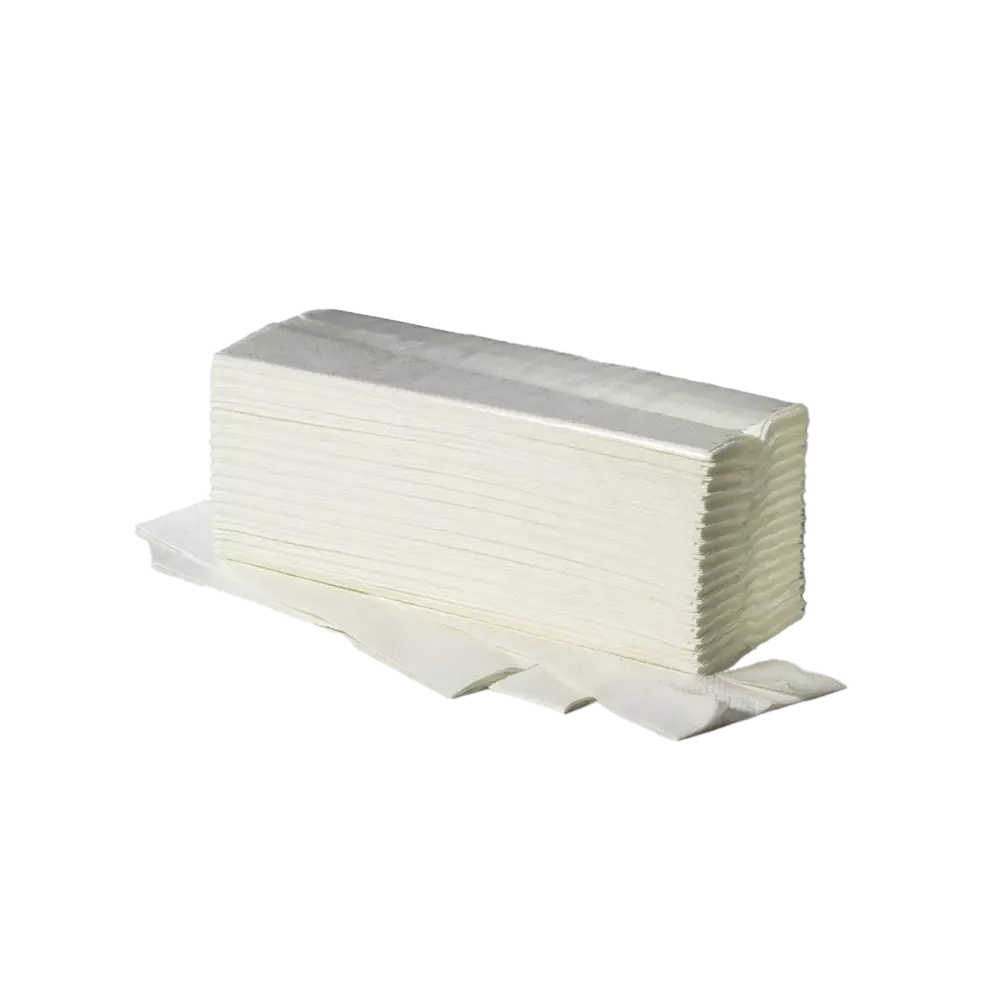 Folded towels, colour bright white, 25 x 33 cm, Ideal: buy 2 ply, folded towels in cellulose quality and layer fold as ward and patient supplies.