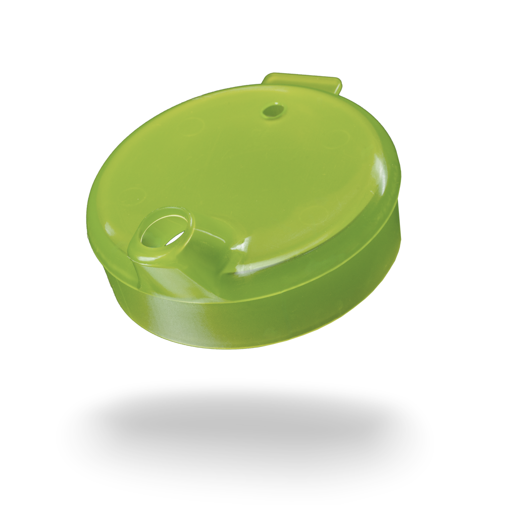 PP Beak cup top, yellow, 12 x 10 mm for 250 ml: buy polypropylene top for sippy cup as patient supplies.