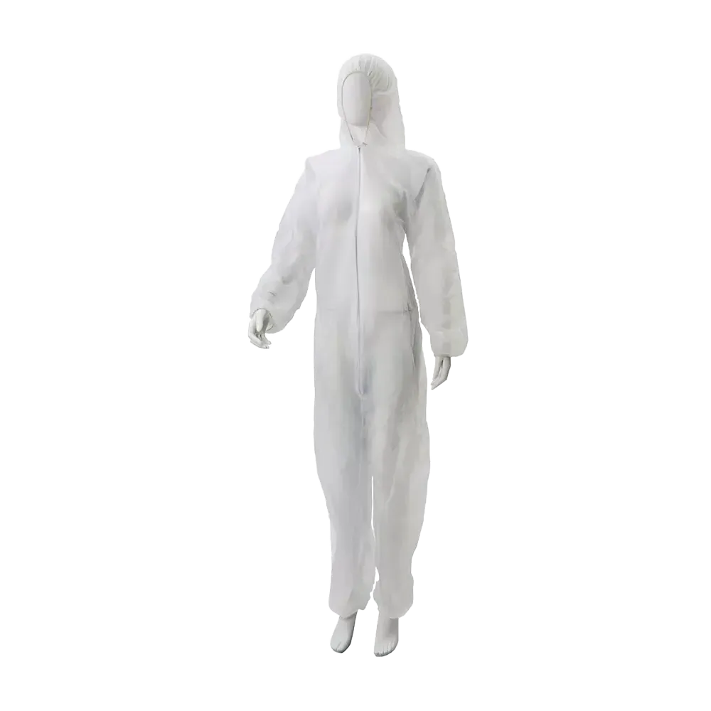 Polypropylene overall, white, size M, Med-Comfort