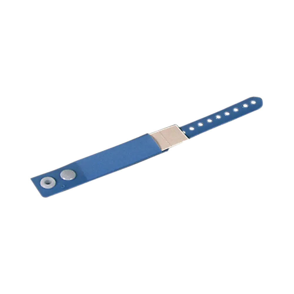 PVC children's patient wristband, colour blue, 162 x 18 mm