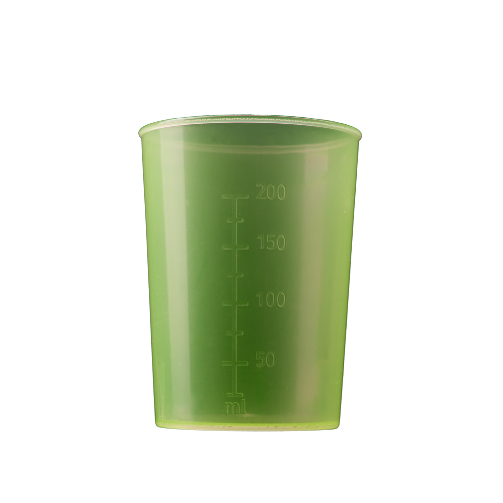 PP Beak cup bottom part, yellow, 250 ml: buy polypropylene bottom part for beak cup as patient supplies.