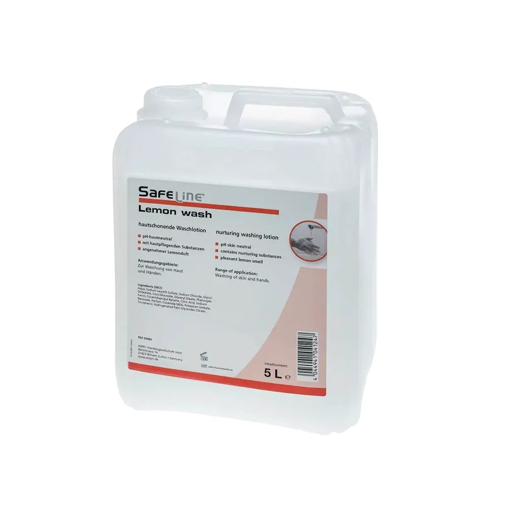 Washing lotion, 5 l, lemon, Safeline Lemon Wash