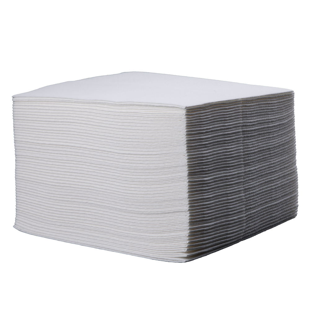 Cellulose airlaid wipes, colour white, 30 x 38 cm