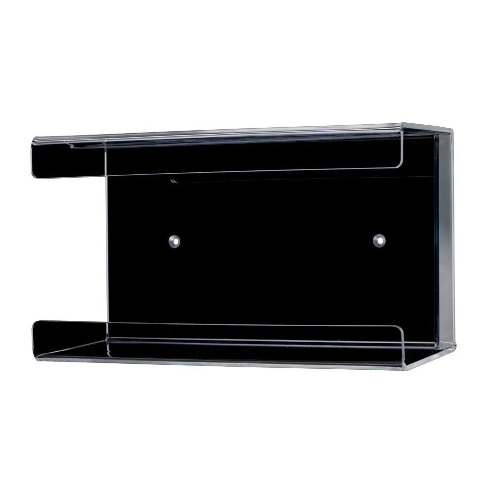 Disposable glove dispenser, glove dispenser holder, 250 x 130 x 75 mm, transparent, acrylic: buy dispenser for hygienic and easy single removal of glove boxes.
