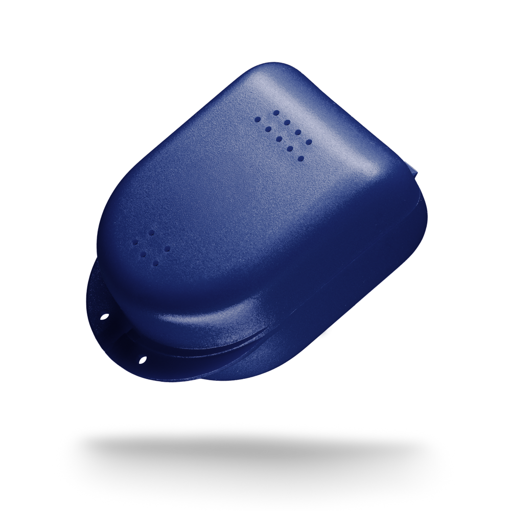 PP Dental braces box for kids, 90 x 60 x 45 cm, dark blue, polypropylene: buy sturdy and robust box for kids to store braces.
