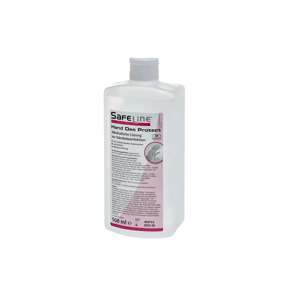 Hand disinfection, 500 ml, Safeline Hand Des Protect