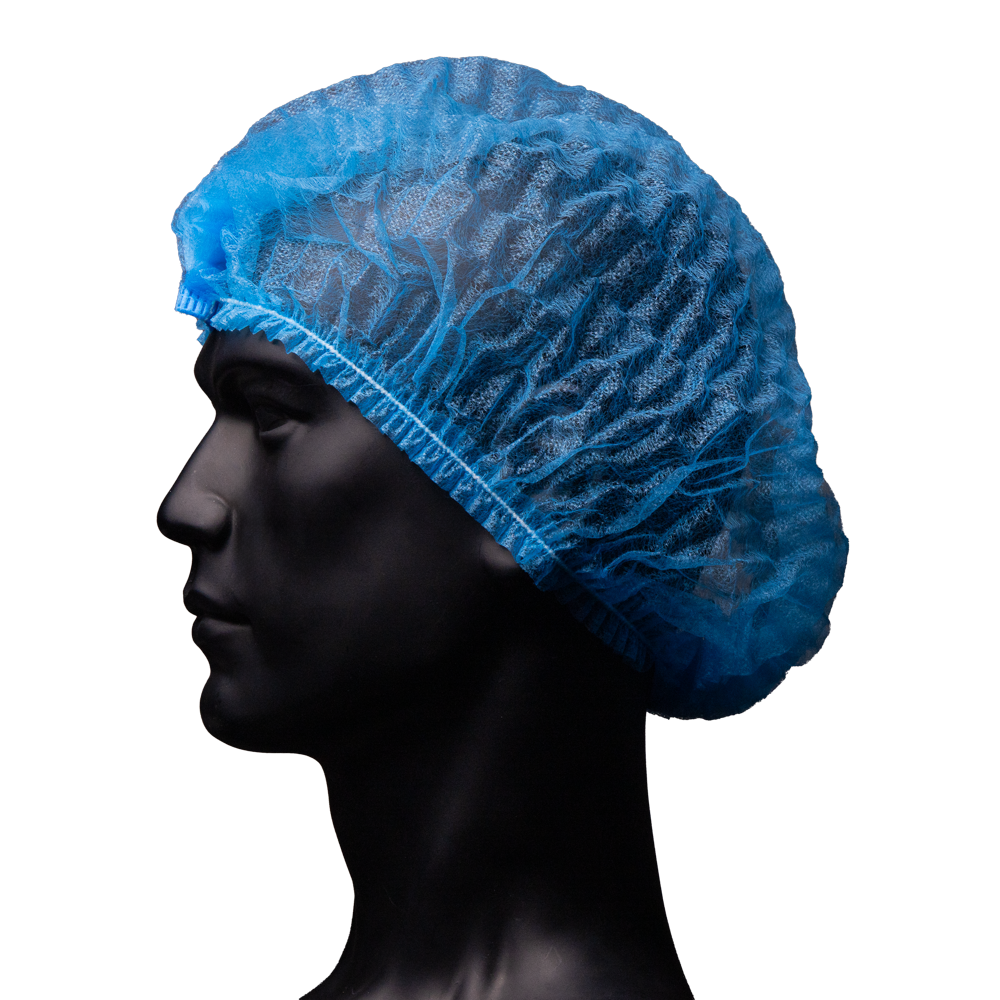 Clip-on bonnets, size M, diameter 52 cm, blue, Med-Comfort