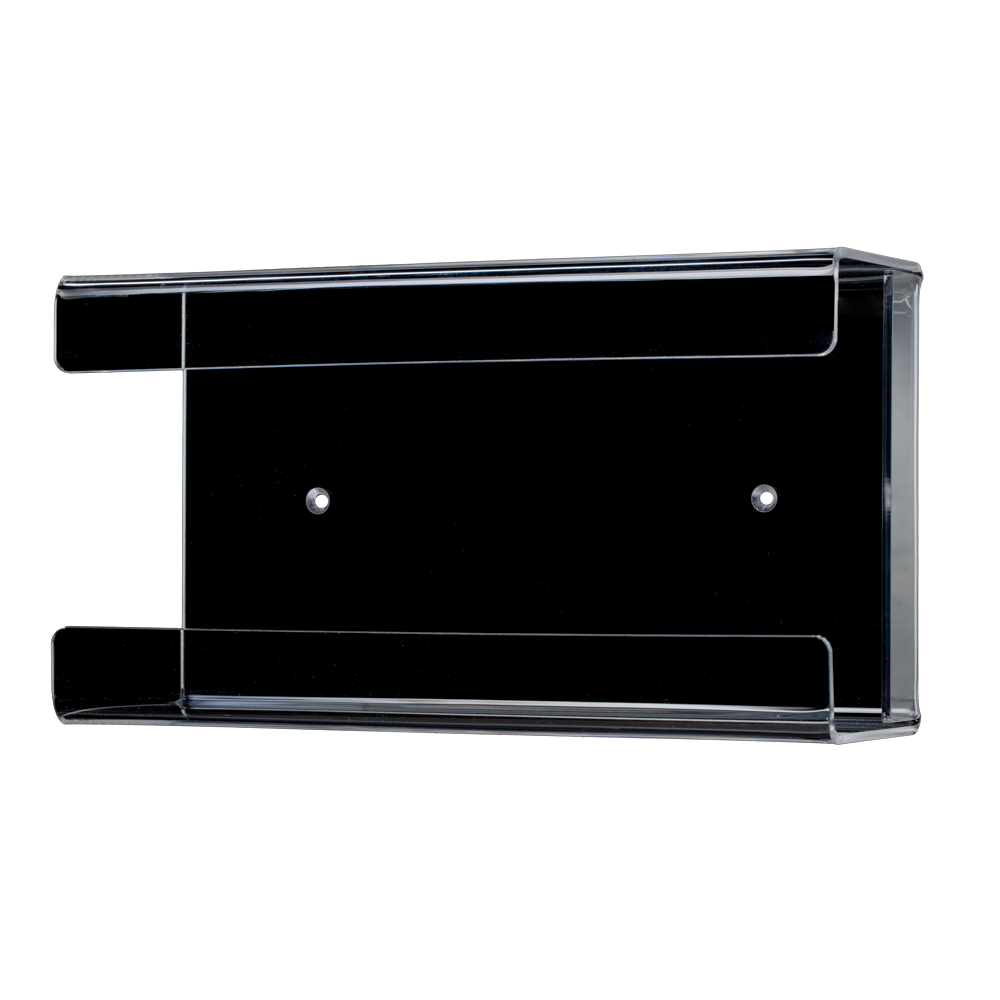 Disposable glove dispenser, glove dispenser holder, 250 x 135 x 95 mm, transparent, acrylic: buy dispenser for hygienic and easy single removal of glove boxes.
