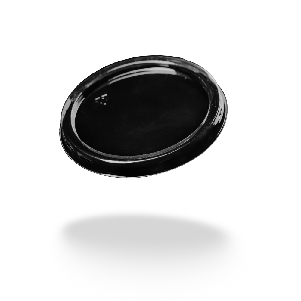 Lids for mouth rinsing cups 150, 180 and 200 ml, transparent, PET film