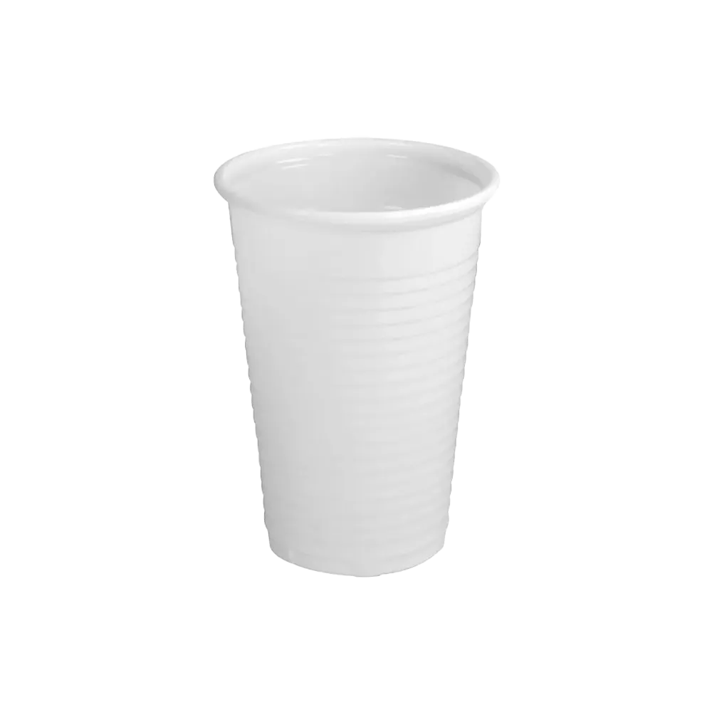 PP Mouth rinsing cup, 200 ml, colour white, polypropylene: buy strong, non-slip mouth rinsing cup with rounded rim for dental treatments.