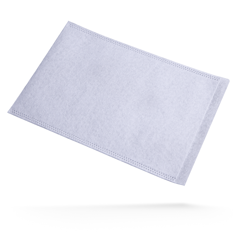 Disposable flannel, white, non-woven, Eco-Plus