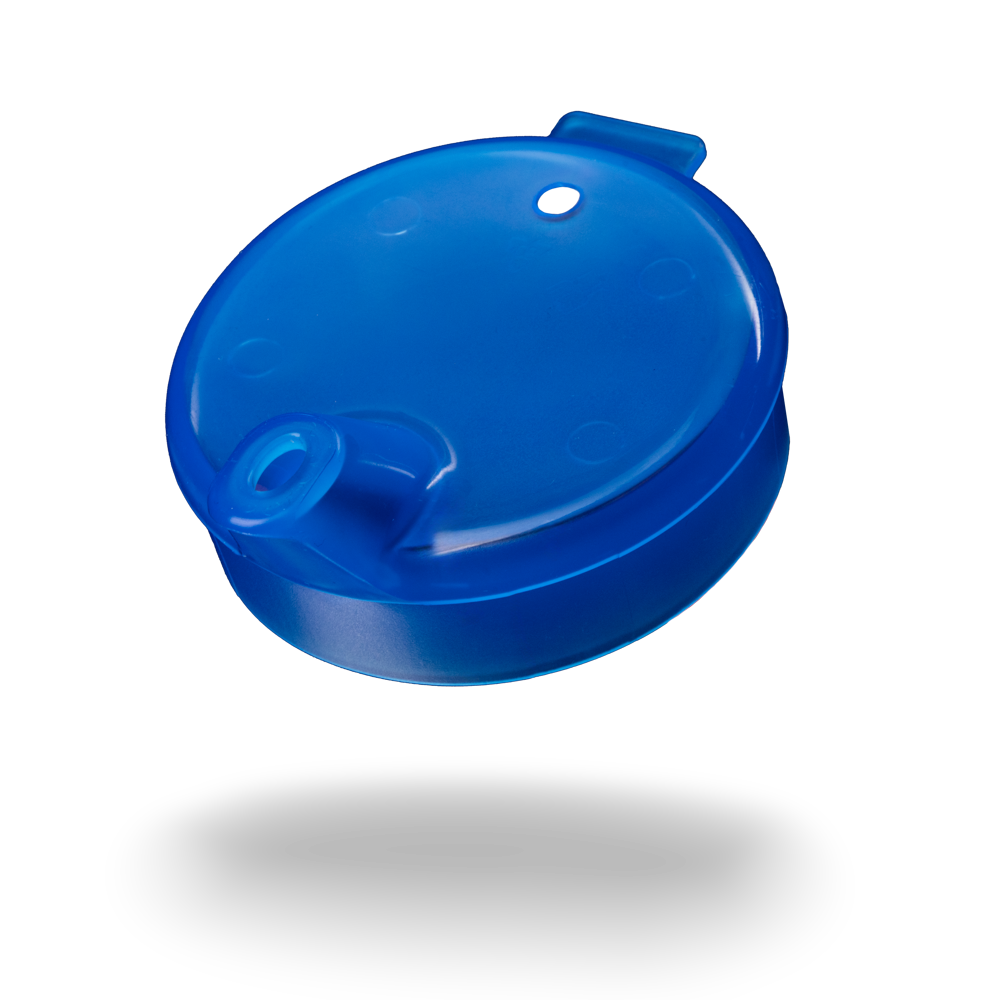 PP Beak cup top, blue, 8x4 mm for 250 ml: buy polypropylene top for sippy cup as patient supplies.