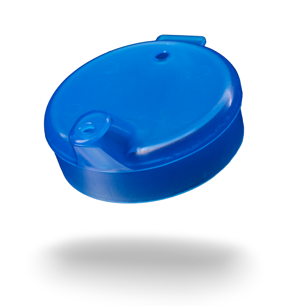 PP Beak cup top, blue, 4x4 mm for 250 ml: buy polypropylene top for sippy cup as patient supplies.
