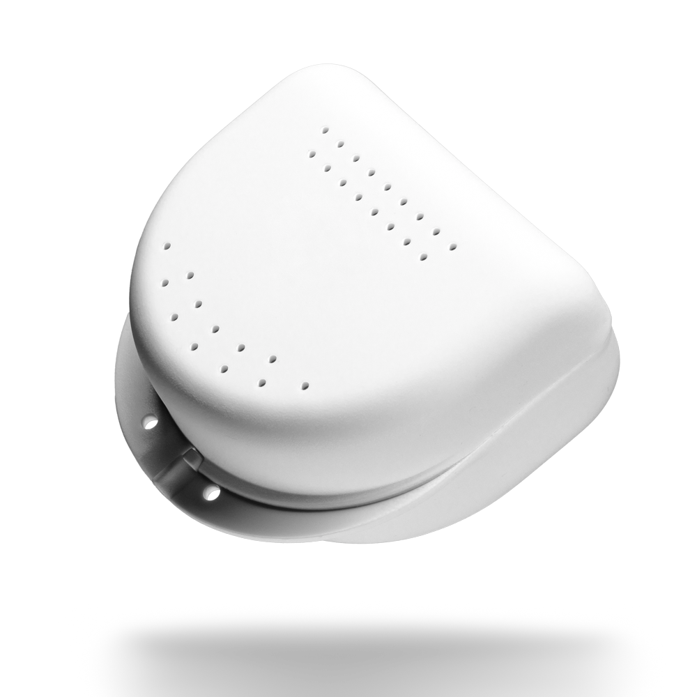 PP Dental braces box for adults, 80 x 80 x 45 cm, white, polypropylene: buy stable and sturdy braces box for storing braces.