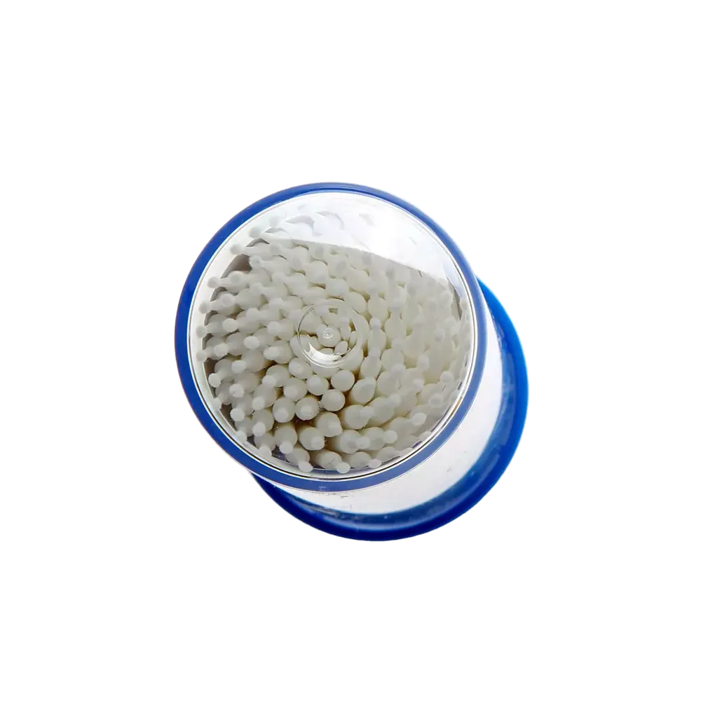Disposable micro-applicators, 10cm, white, superfine, plastic, nylon, Med-Comfort: buy acid-proof, lint-free and flexible micro-applicators for applying pastes, liquids for dental use.