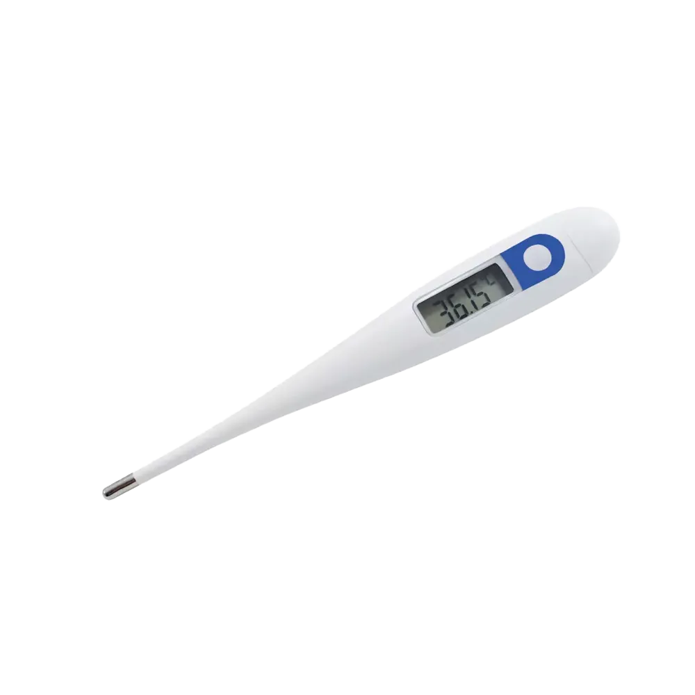 Digital clinical thermometer, colour white, blue, 129 x 22 x 14 mm, Med-Comfort