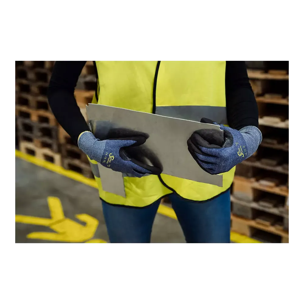 Cut resistant gloves, size 8, grey, SolidSafety Cut