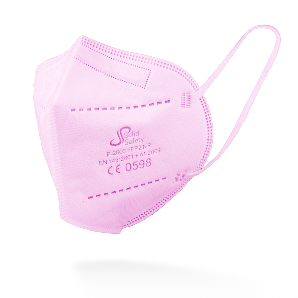 FFP2 Mask, pink, SolidSafety