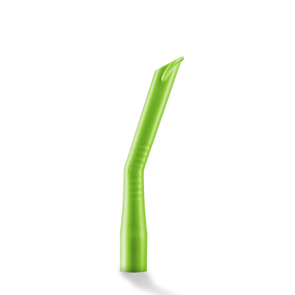 Dental suction cannulas for children, size 108 x 16 mm, colour lime, light green, Med-Comfort: buy small suction cannulas for dental treatments.