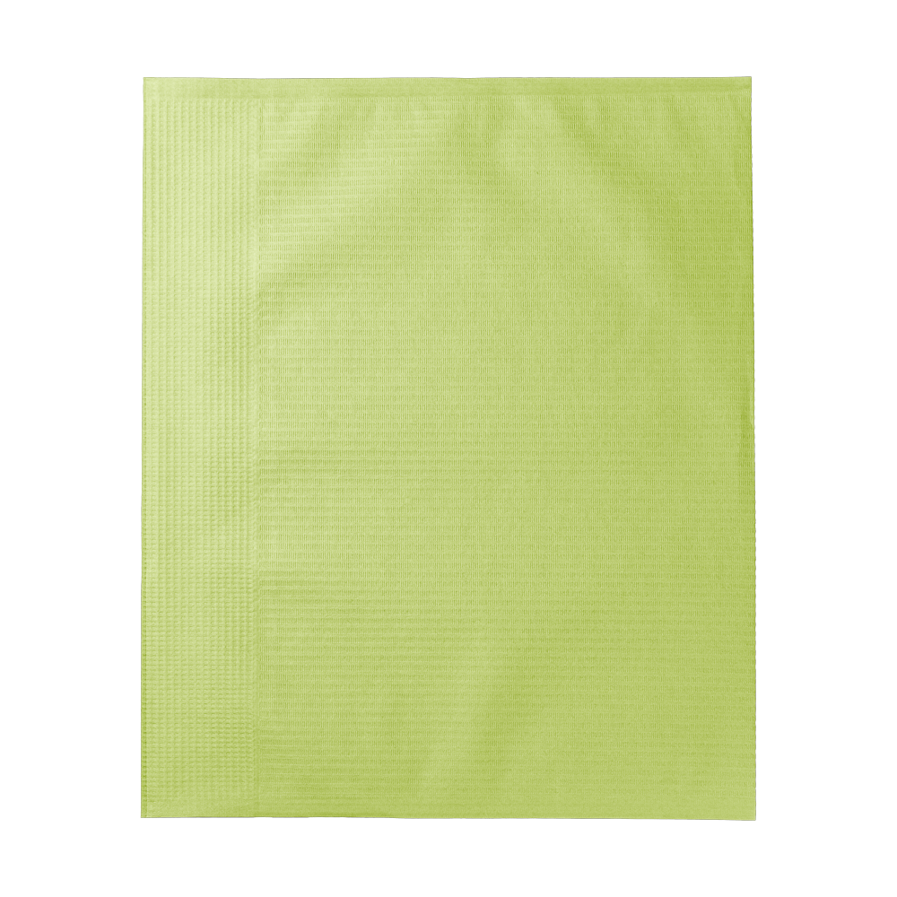 Disposable tray filter paper, 28 x 36 cm, colour lime, light green, cellulose