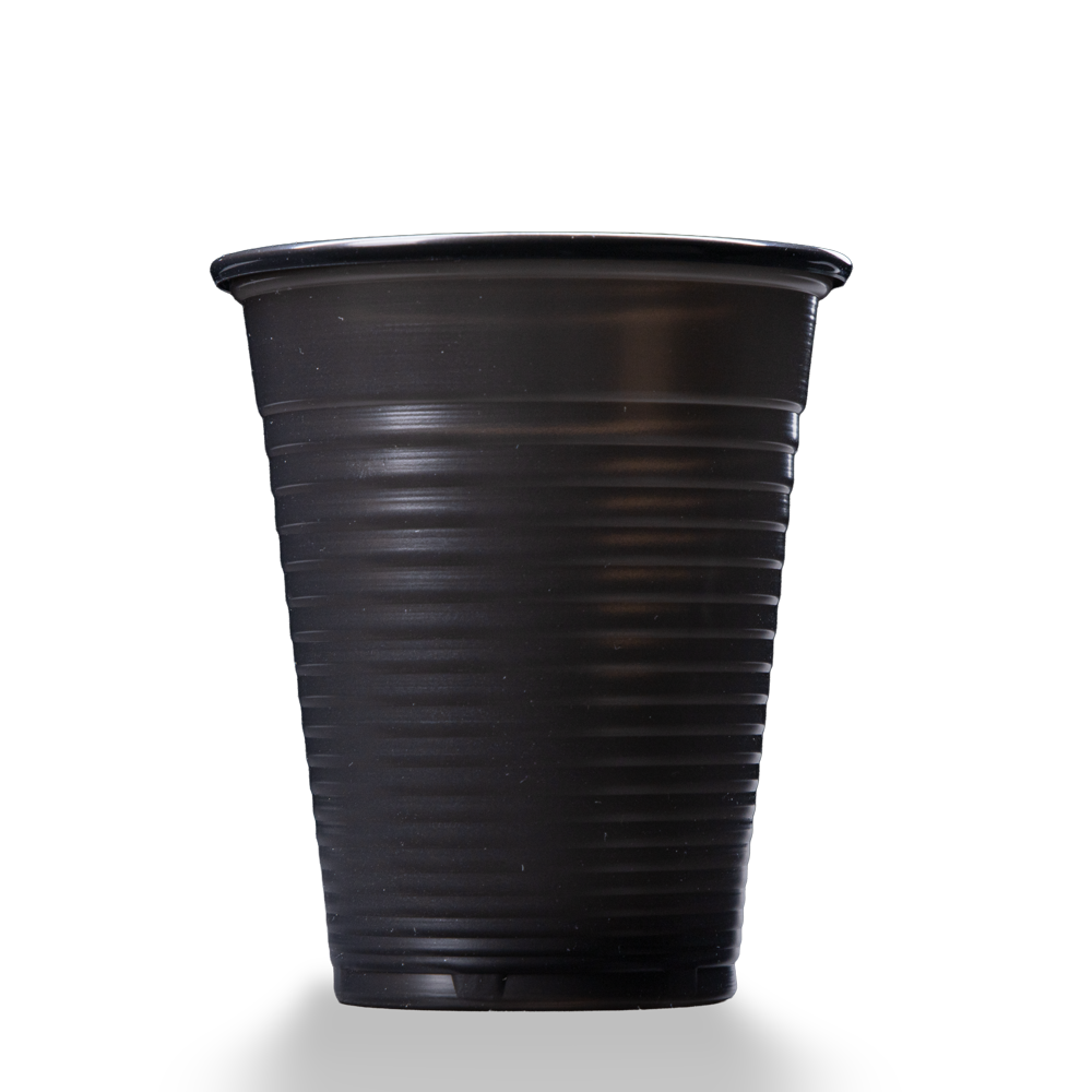 PP Mouth rinsing cup, 180 ml, colour black, polypropylene: buy sturdy, non-slip PP Mouth rinsing cup with rounded rim for dental treatments.