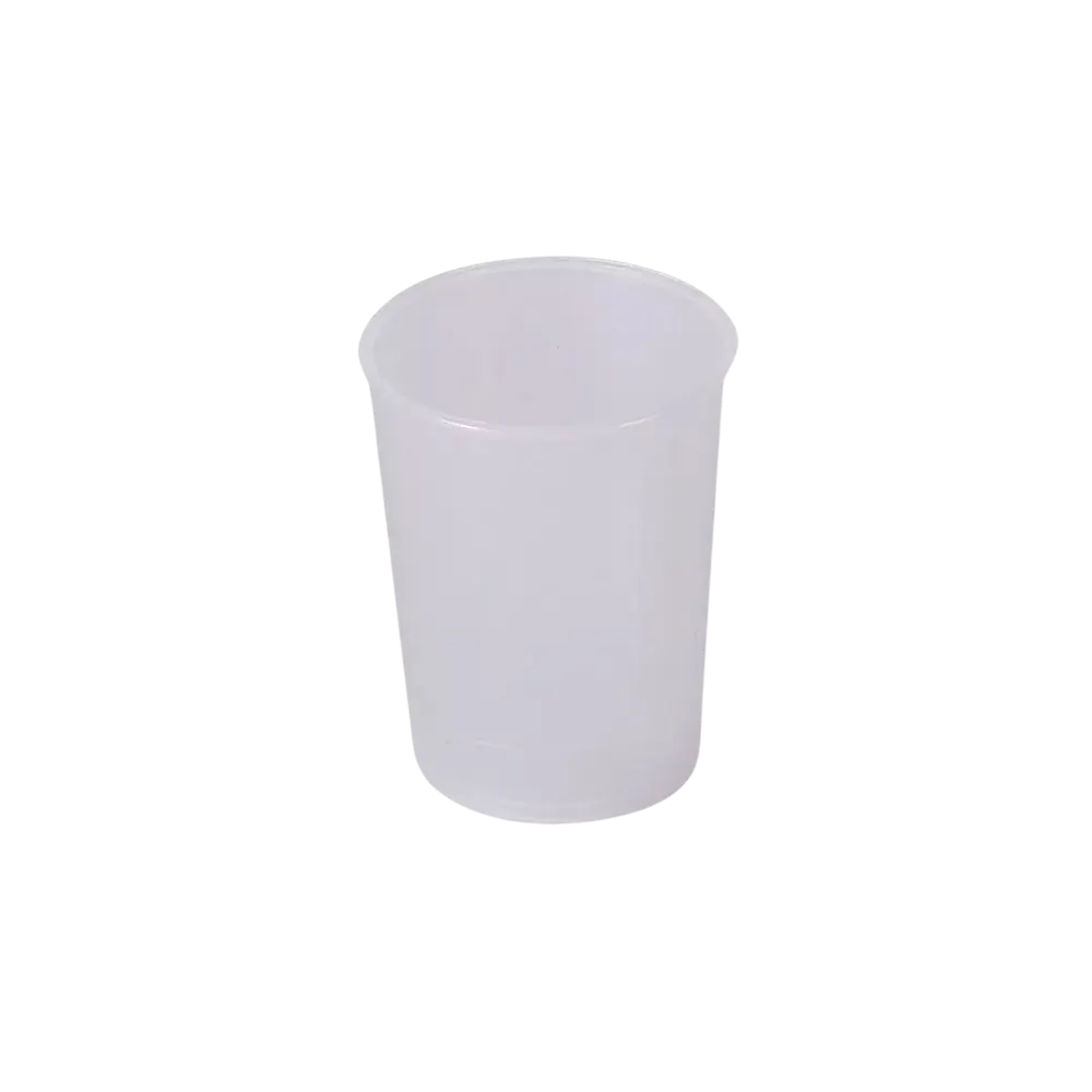 PP Beak cup bottom part, transparent, 250 ml