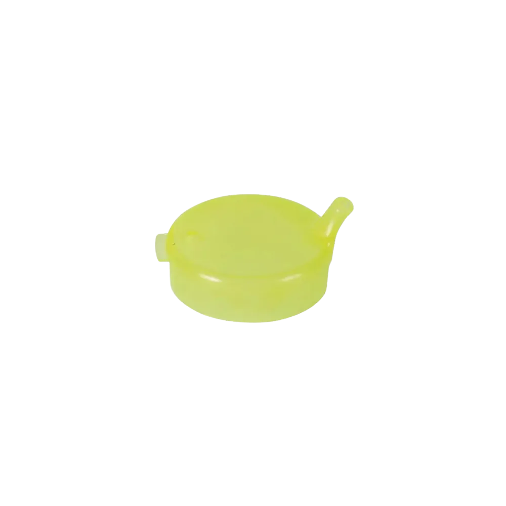 PP Beak cup top, yellow, 4x4 mm for 250 ml