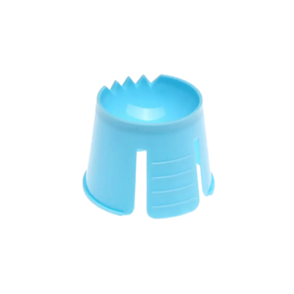 PP Disposable dappen container, colour light blue, polypropylene: buy dappen container for clean portioning and mixing of dental materials for dental treatments.