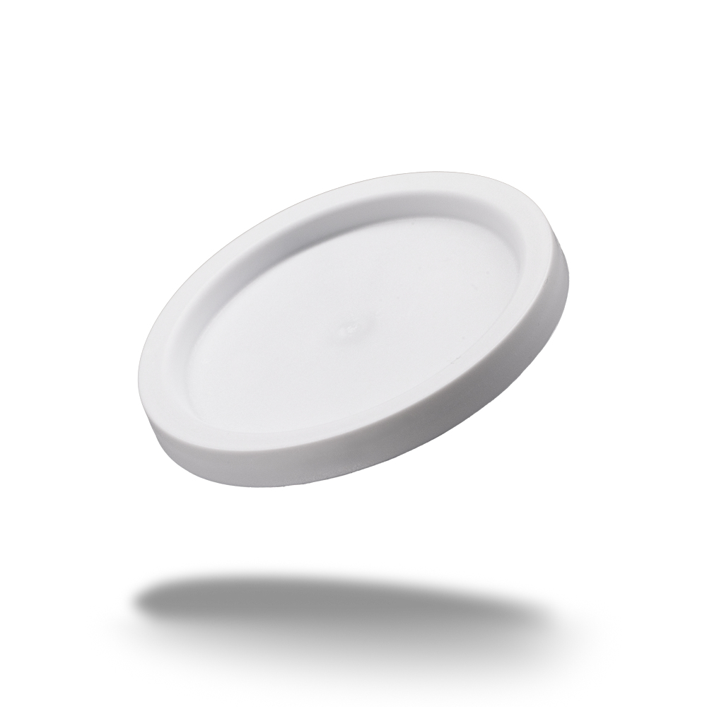 PE Lid for medicine cups, colour white: buy polyethylene lid for medicine cups for taking medicines or for dosing liquids and dispensing medicines as ward supplies.