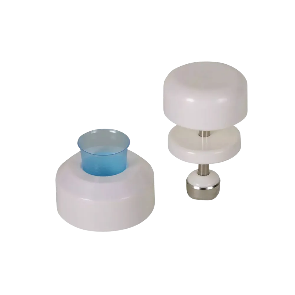 Tablet mortar for medicine cups, white,