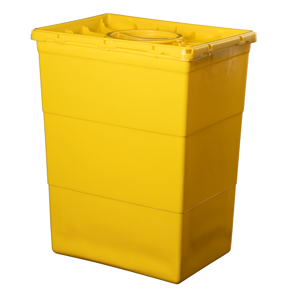 Container for the disposal of hospital waste, 50 l