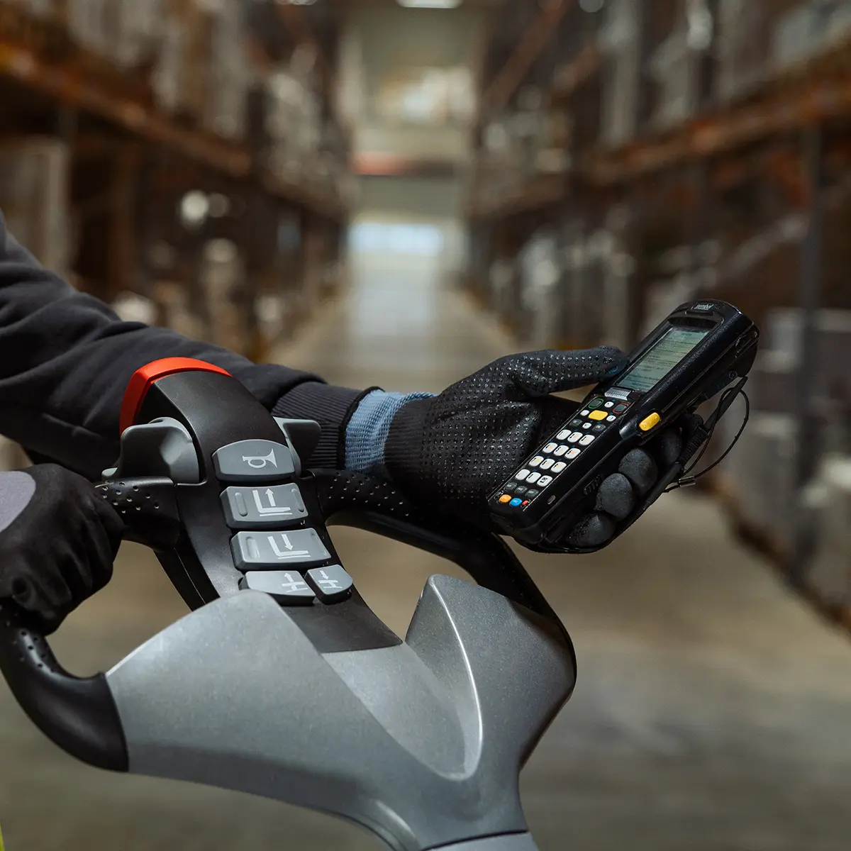 Assembly glove, size 11, grey, SolidSafety Tough Dots: buy mechanical work protection glove as PPE.