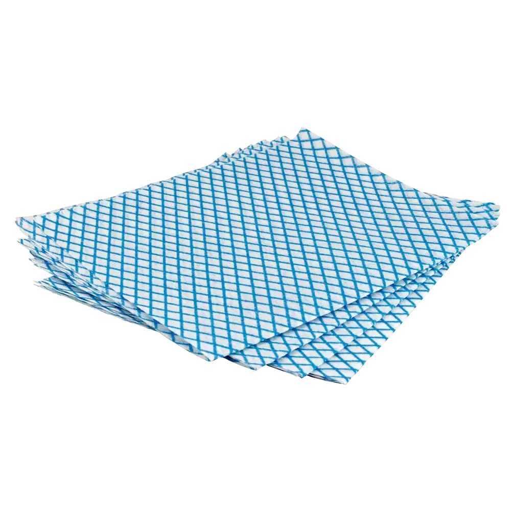 PP Non-woven disposable care cloth, colour blue, white, 30 x 33 cm, Eco-Plus