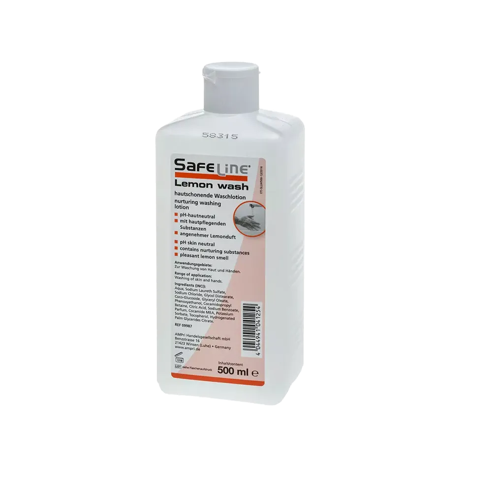 Washing lotion, 500 ml, lemon, Safeline Lemon Wash